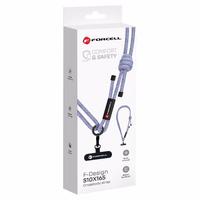 FORCELL F-DESIGN S10X165 crossbody phone lanyard with adjustable length (max 82,5cm in the loop) hall purple