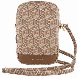 Guess kott pruun tõmblukuga GCube alumine triip GUWBZPGCSPGW