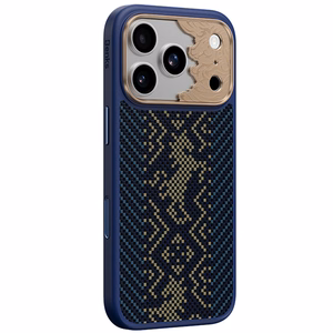 Sinine Benks Magnetic Armor Pro Knight kevlari ja metallraamiga ümbris (C.K.FL.AP.GD.BC72) mudelitele iPhone 18 Pro / iPhone 17 Pro Camera Controli nupuga