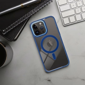 COLOR EDGE MAG COVER Ümbris compatible with MagSafe jaoks SAMSUNG S26 Edge tumesinine