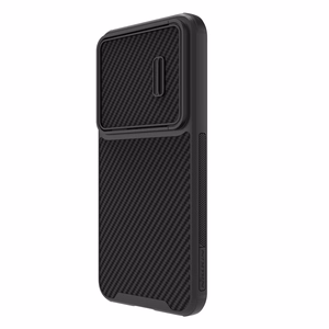 Чехол Nillkin Synthetic Fiber S для Samsung Galaxy S23+ с защитой камеры чёрный