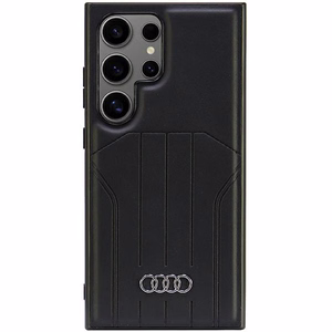Audi Synthetic Leather MagSafe S24 Ultra S928 чёрный/чёрный жёсткий чехол AU-TPUPCMS24U-Q5/D1-BK