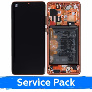 LCD ekraan ühilduv Huawei P30 Pro raamiga / Amber Sunrise / (Service Pack)