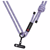 FORCELL F-DESIGN S10X165 crossbody phone lanyard with adjustable length (max 82,5cm in the loop) hall purple