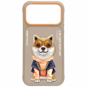 Nimmy Glasses Cool nag чехол для iPhone 17 Pro Max - бежевый