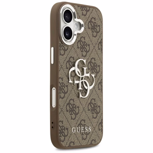 Guess 4G Big 4G Classic Logo ümbris jaoks iPhone 17 - brown and hõbedane