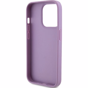 Guess чехол для iPhone 15 Pro GUHCP15LP4EPMU (Quilted 4G Classic) светло-фиолетовый