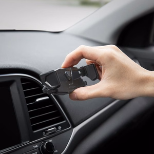 Spigen Click.R Car Air Vent Hoidja - Must