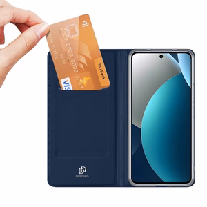 Чехол Dux Ducis Skin Pro Xiaomi Redmi Note 15 Pro 4G темно-синий