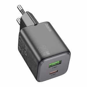 Phone Laadija Hoco USB A + USB C QC3.0 PD 3A 20W N41 must
