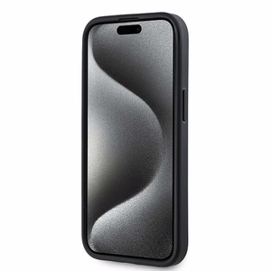 Karl Lagerfeld Diagonal Quilted Script ümbris jaoks iPhone 14 / 15 / 13 - must