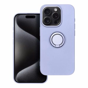 SILICONE RING ümbris jaoks IPHONE 15 Pro lilla