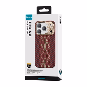 Punane Benks Magnetic Armor Air Knight kevlari ja metallraamiga ümbris (C.K.FL.AP.GD.J072) mudelitele iPhone 18 Pro / iPhone 17 Pro