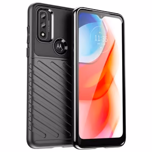 Thunder Case paindlik soomustatud kaitsekate Motorola Moto G Play 2022 must