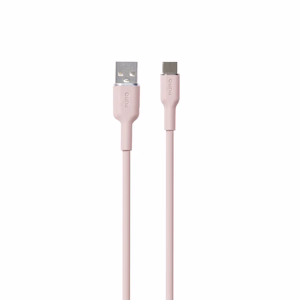 Puro Soft USB-A - USB-C Kaabel 1.5m - roosa