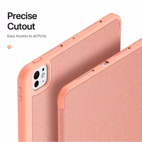 Ümbris Dux Ducis "Domo" Apple iPad Air 13 (2025) / Air 13 (2024) / iPad Pro 12.9 (2018 / 2020 / 2021 / 2022) roosa