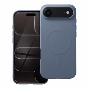 SILICONE MAG COVER (big hole) Ümbris compatible with MagSafe jaoks IPHONE 17 Air light sinine