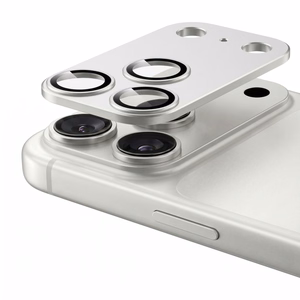 Tech-Protect Camfull Fit+ karastatud klaasist kaamerakaitse seadmele iPhone 18 Pro Max – hõbedane