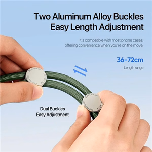 DUX DUCIS Plaz - cross-body phone strap - roheline