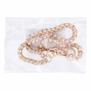 CHAIN #42 Phone lanyard, Phone pendant / cord length 40cm (20cm in the loop) / on wrist - kuldne