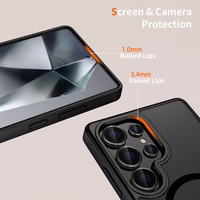 Tech-Protect MagMat MagSafe Ümbris jaoks Samsung Galaxy S25 Ultra - must