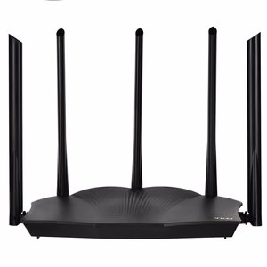 Tenda TX12 PRO juhtmevaba ruuter Fast Ethernet kahesageduslik (2.4 GHz / 5 GHz) must