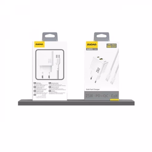 Laadija Dudao GaN A26T valge 25W (PD / QC3.0)