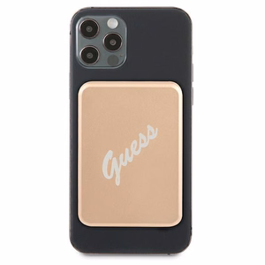 Guess беспроводной внешний аккумулятор 5W GUPBMSVSLG 3000mAh золотой/золотой MagSafe