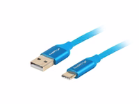 Lanberg CA-USBO-22CU-0005-BL USB cable 0.5 m USB 2.0 USB A USB C sinine