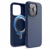 Ümbris "TM MagSafe Silicone" iPhone 13 Pro / Tumesinine /