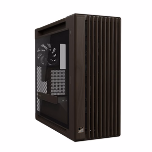 ASUS ProArt PA602 puidudisainiga retropruun keskmise tornmõõduga arvutikorpus karastatud klaaspaneeliga