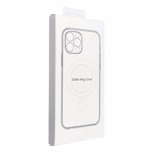 CLEAR MAG ÜMBRIS with camera protection compatible with MagSafe jaoks IPHONE 15 PRO läbipaistev glitter