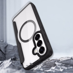 Dux Ducis Skin X Pro MagSafe ühilduv Rahakott Ümbris for Samsung Galaxy S26 - must