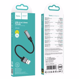 Adapter AUX USB A (isane) Jack 3,5 mm (emane) Hoco UPA32D must