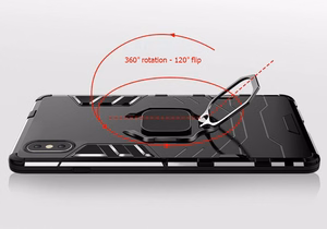 Ring Armor Ümbris jaoks Xiaomi Redmi Note 13 5G Must