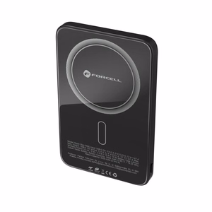 Powerbank compatible with MagSafe Forcell F-Energy SuperSlim F5K8 QC4.0 PD3.0 15W 5000 mAh must