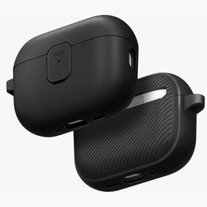 Чехол Uniq Clyde для AirPods Pro 3 (чёрный и серый)