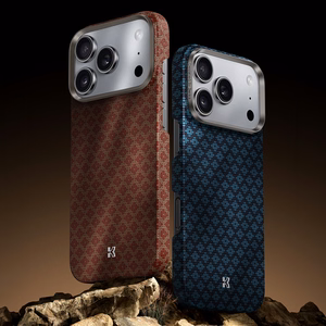 Benks Magnetic Armor Air Armor Grid Kevlar Case Metal Frame 600D (H070) Iphone 17 Pro Max jaoks oranž