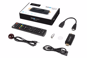Mini DVB-T2 HEVC H.265 tuuner HDMI-pistikuga