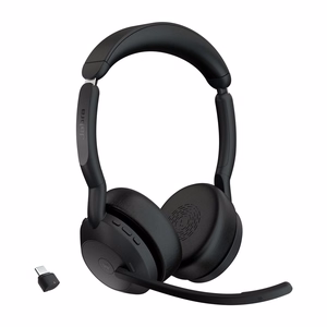 Jabra 25599-999-899 peakomplekt/toru juhtmevaba peapael kontorile/kõnekeskusele Bluetooth laadimisalusega must