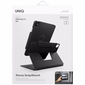 Uniq Rovus Snapmount Magnetic 360 Rotating Detachable ümbris jaoks iPad Pro 13" 2024 (7th generation) - must