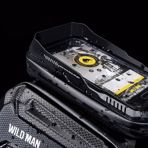 WILDMAN reisikott jalgratta juhtrauale lukuga, 0,6L (4 "- 7"), XT3, must