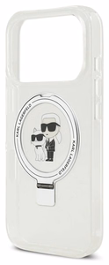 Чехол Karl Lagerfeld Ringstand Karl and Choupette MagSafe для Apple iPhone 17 Pro Max