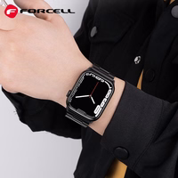 Strap to Apple Watch Forcell F-Design FA10 steel clasp 38 / 40 / 41 mm must