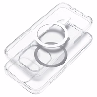 CLEAR Ümbris 2 mm jaoks IPHONE 16 Pro Max compatible koos MagSafe (camera protection) läbipaistev
