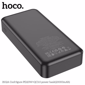 Powerbank Hoco 20000 mAh QC3.0 PD 3A 20W J102A must