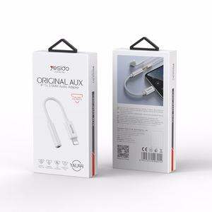 Yesido Adapter YAU44 Audio - Lightning to jack 3,5mm - valge