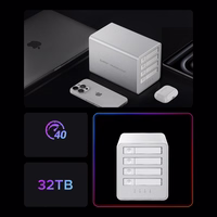 Orico 8848U4 DAS seeria 4-pesaline M.2 NVMe SSD kettamassiiv - valge