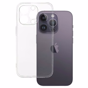 Ultra Clear 1 mm ümbris iPhone 14 Pro, läbipaistev