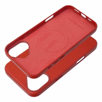 LEATHER MAG COVER ümbris jaoks IPHONE 16 Plus punane